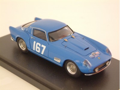 Ferrari 250 GT TDF # 167 Tour de France 1957 Estager H. Shell 0749GT - Standard Built 1:43